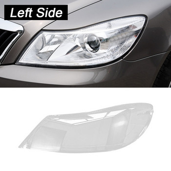 για Skoda Octavia 2010-2014 Αυτοκινήτου μπροστινό πλαϊνό προβολέα Clear Lens Cover Head Light Light Lampshade Shell