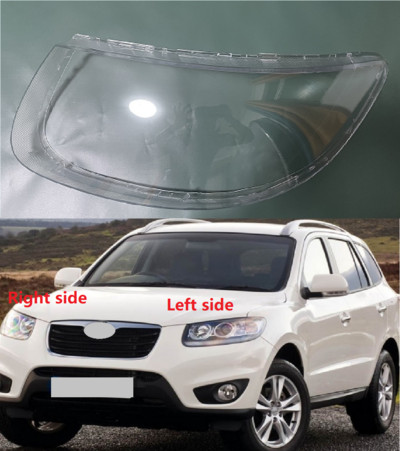 Capac far auto pentru Hyundai Santa Fe 2008-2012 Lentila far din plastic Abajur transparent Carcasa Inlocuieste sticla originala