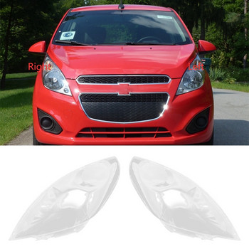 Top!-Για Chevrolet Spark 2011 2012 2013 2014 Headlight Shell Lamp Shade Διαφανές κάλυμμα φακού Κάλυμμα προβολέων