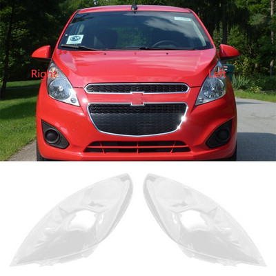 Sus!-Pentru Chevrolet Spark 2011 2012 2013 2014 Carcasa farului Abajur lentile transparent Capac far