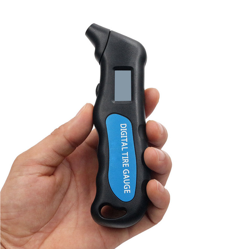 NAUJAS TH805 skaitmeninis automobilių padangų padangų oro slėgio matuoklis LCD ekranas manometro barometrų testeris automobilių sunkvežimių motociklų dviračiams