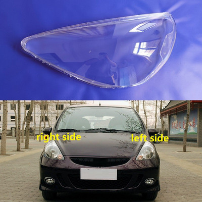 For Honda Fit Jazz Hatchback 2003 2004 2005 2006 2007 Headlight Shell Transparent Lampshade Headlamp Lens Cover Glass Lamp Shade