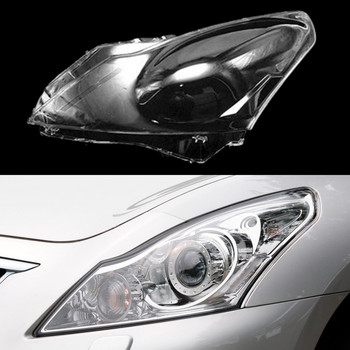 Капак на обектива на предните фарове на автомобила Резервна обвивка на лампата за Infiniti G Series G37 G35 G25 2010-2015