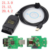 HEX V2 interfeiss VAGCOM 21.3 VAG COM 20.4.2 Vag 20.4 ATMEGA162+16V8+FT232RQ