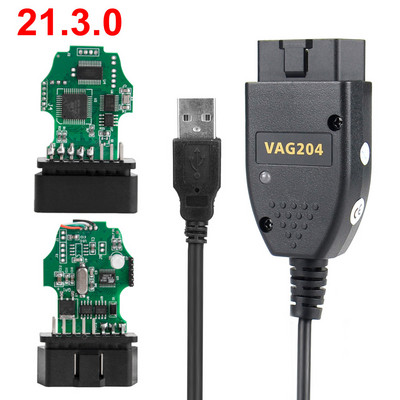 HEX V2 interfeiss VAGCOM 21.3 VAG COM 20.4.2 Vag 20.4 ATMEGA162+16V8+FT232RQ