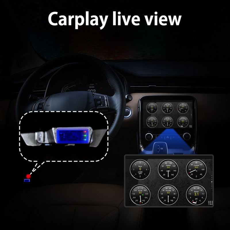 Mini Bluetooth ELM327 V2.1 OBD2 Scanner Auto Diagnostic Tools for iPhone and Android Code Reader Αξεσουάρ αυτοκινήτου Ferramentas