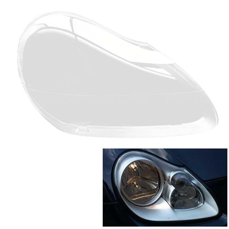 Carcasa farului auto Abajur lentile transparent Capac far pentru Porsche Cayenne 2005 2006