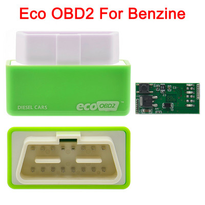 Naujas EcoOBD2 ir Nitro OBD2 benzininio kištuko ir pavaros našumas, skirtas Benzine Eco OBD2 ECU lustų derinimo dėžutei 15 % degalų taupo daugiau galios