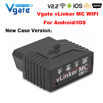 Vgate vLinker MC+ ELM327 V2.2 Bluetooth 4.0 OBD2 skener OBD 2 WIFI BimmerCode FORScan Auto Auto Dijagnostički alati ELM 327 V 1 5