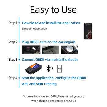 OBD2 скенер ELM327 Car Diagnostic Detector Code Reader Tool V1.5 WIFI Bluetooth OBD 2 за Android IOS Auto Scan Repair Tools