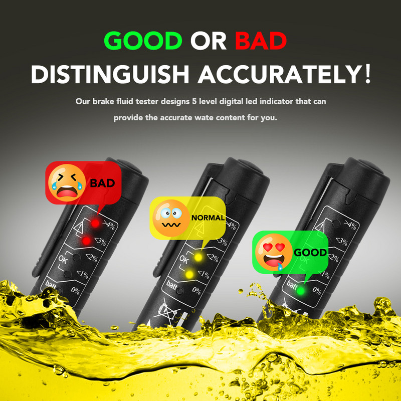 Alyvos kokybės tikrinimo rašiklis stabdžių skysčio testeris, skirtas nissan qashqai j11 j10 x trail t32 t31 juke tiida note leaf
