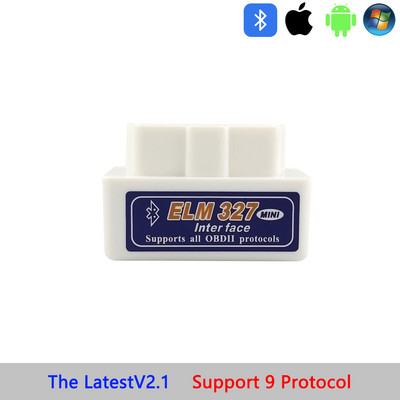 Mini uus ELM327 Bluetooth V2.1 OBD2 autodiagnostika skanner Android/iOS Windowsi autodiagnostika tööriista tarvikutele