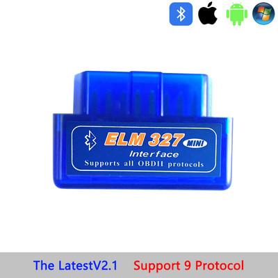 Mini uus ELM327 Bluetooth V2.1 OBD2 autodiagnostika skanner Android/iOS Windowsi autodiagnostika tööriista tarvikutele