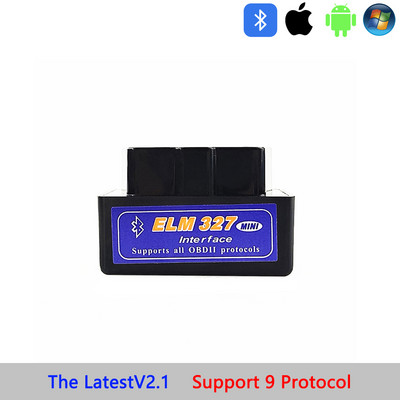 Mini uus ELM327 Bluetooth V2.1 OBD2 autodiagnostika skanner Android/iOS Windowsi autodiagnostika tööriista tarvikutele