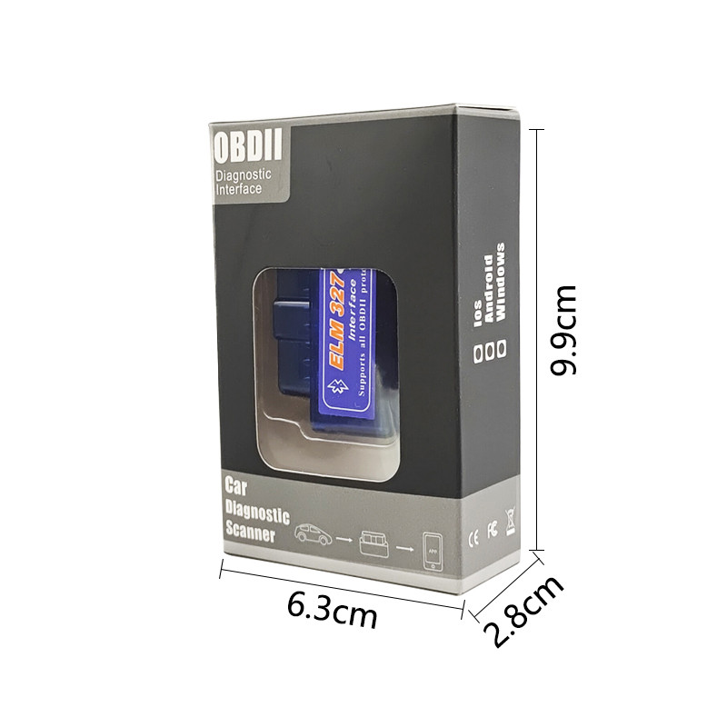Mini uus ELM327 Bluetooth V2.1 OBD2 autodiagnostika skanner Android/iOS Windowsi autodiagnostika tööriista tarvikutele