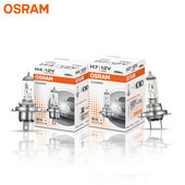 OSRAM originalus H1 H4 H3 H7 12V šviesos standartinis žibintas 3200K priekinių žibintų automatinis rūko žibintas 55W 65W 100W automobilio halogeninė lemputė OEM kokybės (1 vnt)