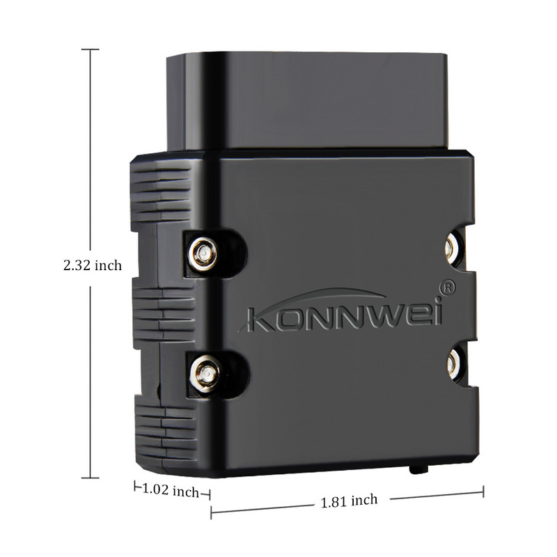 KONNWEI ELM327 V1.5 OBD2 skanner KW902 Bluetoothiga ühilduv autoskanner MINI ELM 327 OBD 2 KW902 koodilugeja Android-telefonile