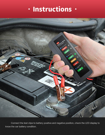 12V Auto Battery Tester BM310 and Car Brake Fluid Tester Pen Brake Digital Tester Vehicle Automotive Testing Diagnostic tool
