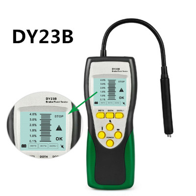 DUOYI DY23B DY23 automašīnas bremžu šķidruma testera eļļas pārbaudes zoss kakla detektora skaņas un gaismas dubultā signalizācija priekš DOT3 DOT4 DOT5
