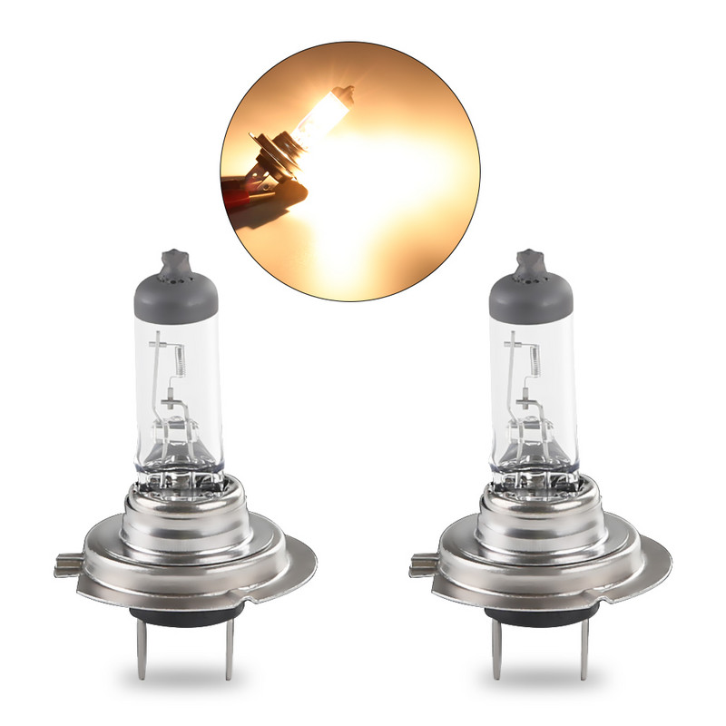 2PCS H7 12V 55W Bec cu halogen pentru mașină Bec pentru mașini 4300k 6000k Preț de fabrică Accesorii pentru lumini de parcare