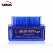 1gab Super Mini Elm327 Bluetooth OBD2 V2.1 Elm 327 V 2.1 OBD 2 Auto diagnostikas rīks skeneris automašīnas kodu lasītājs
