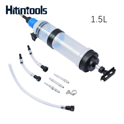 500/1500ML Car Fluid Change Inspection Syringe Engine Gearbox Oil Extractor Fuel Transfer Hand Pump Tool