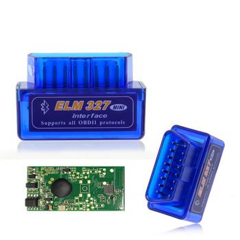 Mini ELM327 Bluetooth Interface V2.1 OBD2 Auto Diagnostic-Tool Λειτουργεί σε Android Torque/PC v 2.1 BT adaptor