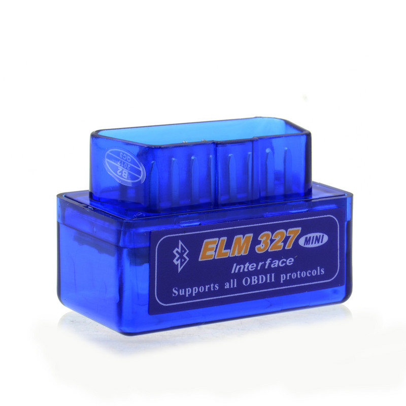 Mini ELM327 Bluetoothi liides V2.1 OBD2 automaatdiagnostika tööriist töötab Android Torque/PC v 2.1 BT adapteris