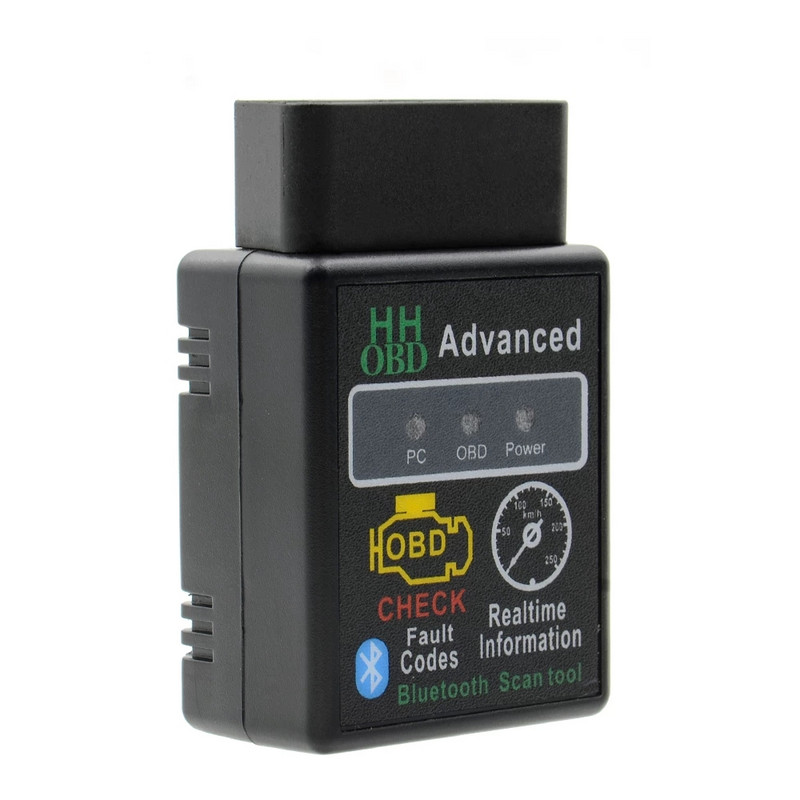 Mini HH OBD ELM327 V2.1V1.5 BT kodų skaitytuvo nuskaitymo įrankio patikros variklis Super ELM 327 OBD2 OBDII automobilių diagnostikos skaitytuvas, skirtas Android kompiuteriui