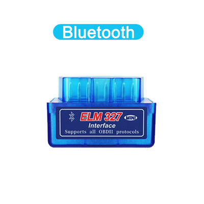 Mini OBD2 automobilio skaitytuvas ELM 327 testeris belaidis WIFI Bluetooth automobilio sąsajos skaitytuvo įrankis, skirtas Android IOS