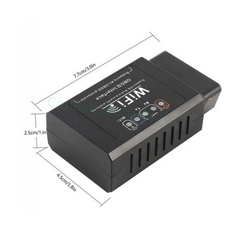 Нов ELM 327 V1.5 WIFI OBD2 WIFI скенер Auto ODB2 ELM327 V1.5 WIFI за Android/IOS OBD 2 OBD2 Автомобилен диагностичен инструмент