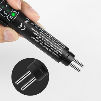 Автомобилен тестер за спирачна течност Диагностични инструменти Универсална 5 LED писалка за проверка на качеството на маслото Автоматични инструменти за тестване на спирачна течност Автомобилни аксесоари