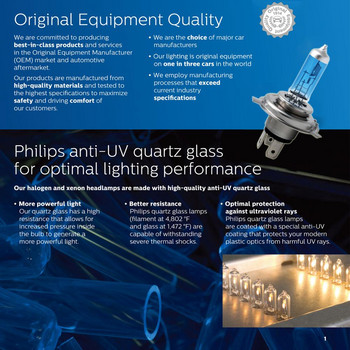 Philips Crystal Vision H1 H4 H7 H11 HB2 HB3 HB4 9003 9005 9006 12V CV 4300K Ярко бяла халогенна лампа за кола Автоматична лампа (двойна)