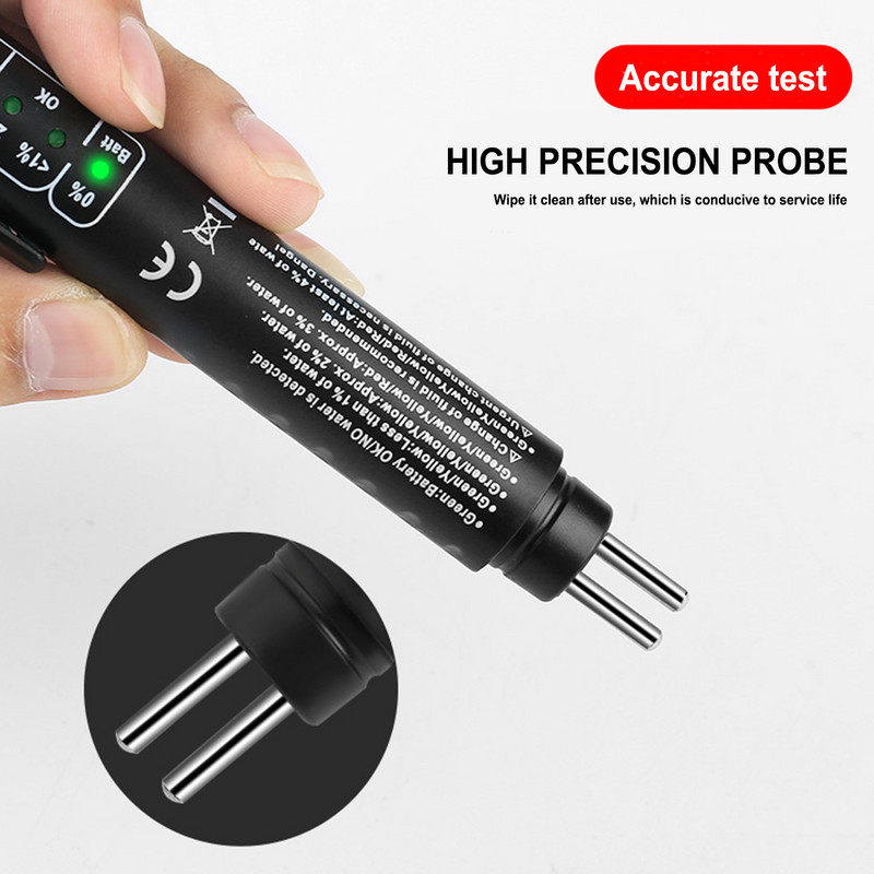 Tester universal pentru verificarea calității uleiului Tester de lichid de frână Tester digital de lichid de frână pentru mașină Instrument de testare auto pentru vehicule