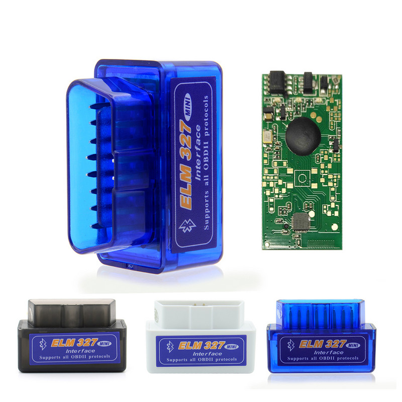 ELM 327 HHOBD OBD2 V1.5 25k80 V2.1 Automobilių diagnostikos įrankio skaitytuvas ELM327 Bluetooth sąsajos palaikymas visus OBDII OBD protokolus