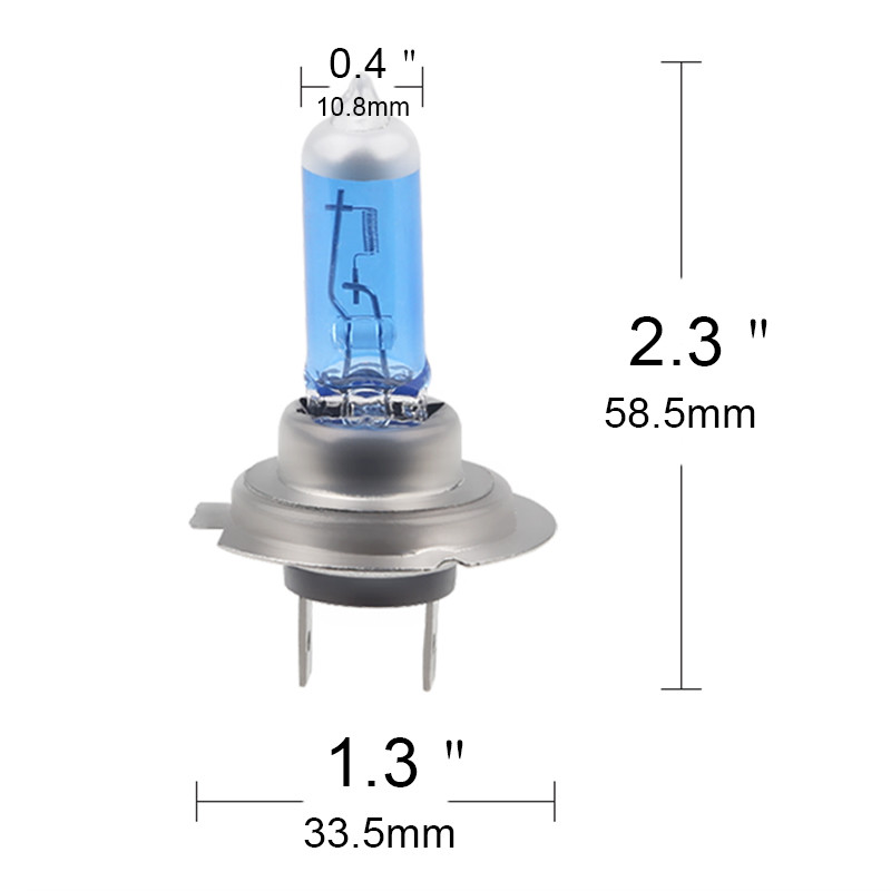2 kom H7 Xenon Halogene žarulje za kratka svjetla Žarulja za auto prednja svjetla 5500-6000K 12V 55W 100W Parking H7 Stil automobila za chevrolet
