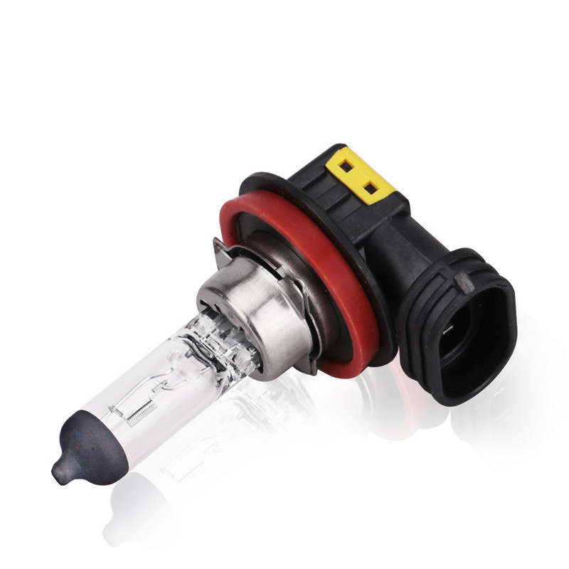 2gab H8 55W halogēna lampa 4300K automašīnas miglas lampa 12V balta gaisma H8 halogēna priekšējo lukturu spuldze H8 automašīnas priekšējā luktura rezerves spuldze