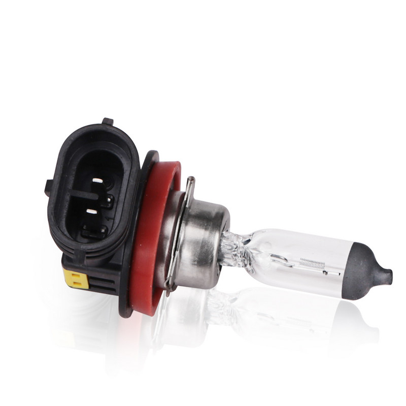 2gab H8 55W halogēna lampa 4300K automašīnas miglas lampa 12V balta gaisma H8 halogēna priekšējo lukturu spuldze H8 automašīnas priekšējā luktura rezerves spuldze