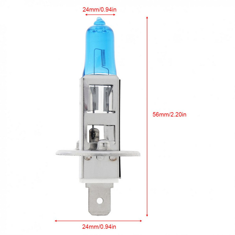 2tk 12V auto esitule udupirn H1 H3 H /H7 H8 H9 H10 H11 H12 H15 9005 9012 1555W 6000K valge kerge auto ksenoonhalogeenlamp