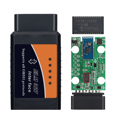 Parim PIC18F25K80 ELM327 Bluetooth V1.5 OBD2 skanner USB / WIFI ELM 327 lüliti autodiagnostika tööriist Androidi/IOS/PC koodilugeja jaoks