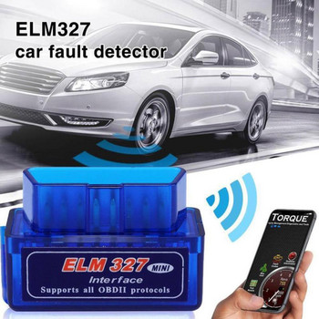 MINI ELM327 V1.5 OBD2 скенер на двигателя OBD 2 OBDII ELM 327 V 1 5 Адаптер за диагностика на автомобил, съвместим с Bluetooth Auto Tool