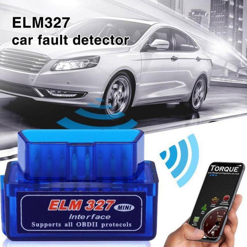 MINI ELM327 V1.5 OBD2 variklio skaitytuvas OBD 2 OBDII ELM 327 V 1 5 automobilio diagnostikos adapteris su Bluetooth suderinamas automatinis įrankis