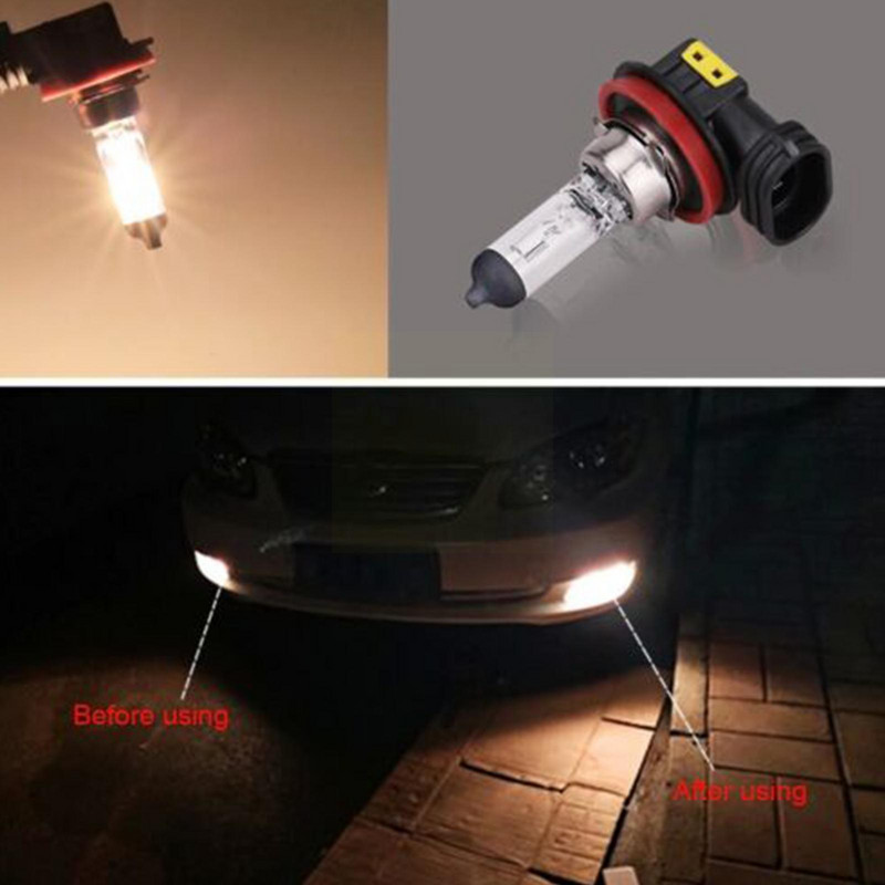 Προβολέας αυτοκινήτου H12 H10 Ειδικό Φως με νήματα βολφραμίου Αξεσουάρ προβολέων ομίχλης αυτοκινήτου Super White Λαμπτήρας αλογόνου Χρυσό L V7N4