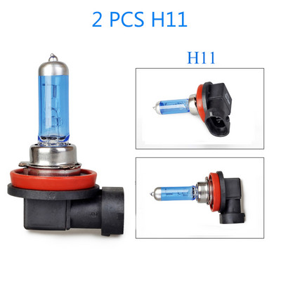 2 buc. Cele mai noi super-luminoase 55w mașină H4 H7 H11 H1 9005 9006 HB3 HB4 lampă cu halogen soclu original bec far auto 5500k alb