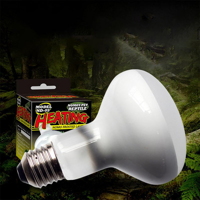 220V 25W/50W/75W/100W Reptile Heating Lamp Bulb Amphibian Basking Light Bulb Reptile Daylight Bulb for Turtle Bearded Lizard
