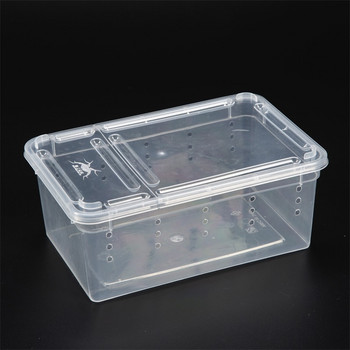 1 τμχ Διαφανές Πλαστικό Κουτί Εντόμων Μεταφοράς Ερπετών Αναπαραγωγή Ζωντανά Κουτιά Σίτισης Χελώνα Αράχνη Σκορπιός Δοχείο