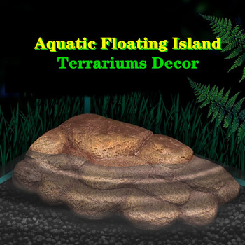 Magnetic Floating Dock Floating Island for Aquatic Turtle Terrariums Aquarium Decor Bask Terrace S/L Μέγεθος