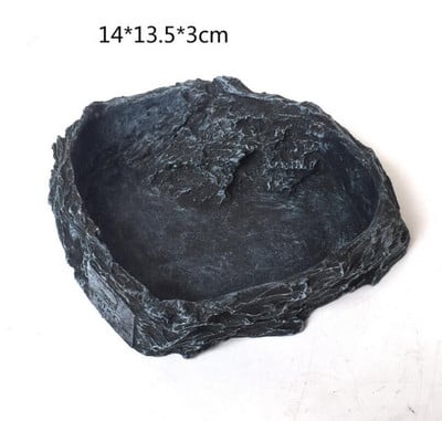 Τροφοδότης ερπυστριοφόρος κατοικίδιο ζώο Μπολ Λεκάνη Ρητίνη Μη τοξική τροφή Γλαστράκι με νερό Ερπετό Χελώνα Χελώνα Σκορπιός Σαύρα Καβούρια Κατοικίδια Προμήθειες