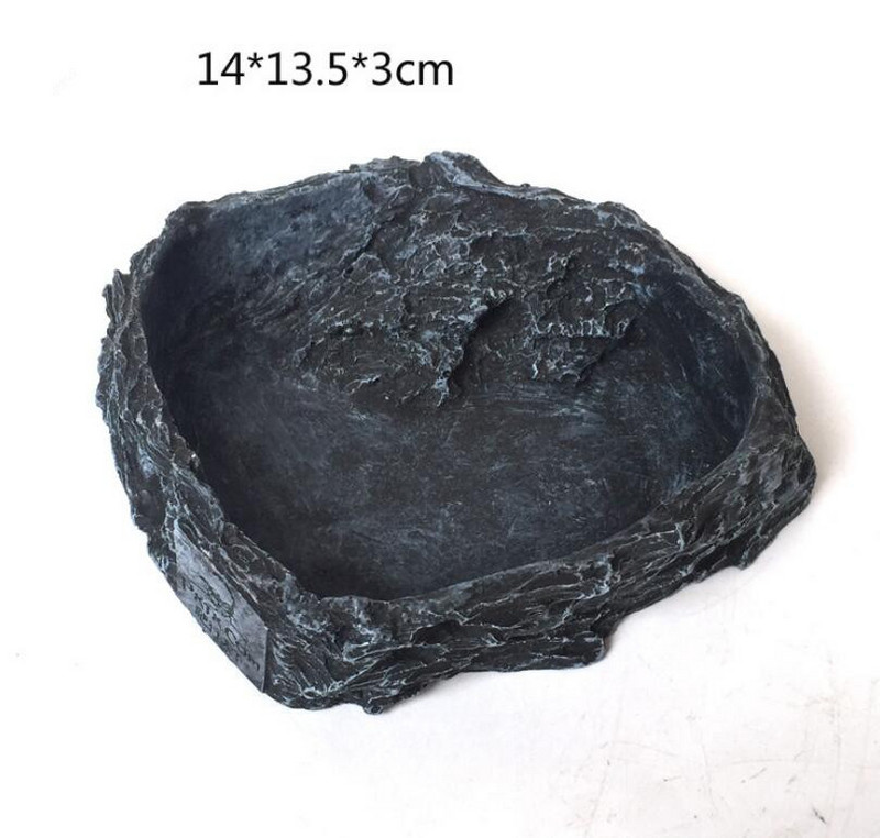 Τροφοδότης ερπυστριοφόρος κατοικίδιο ζώο Μπολ Λεκάνη Ρητίνη Μη τοξική τροφή Γλαστράκι με νερό Ερπετό Χελώνα Χελώνα Σκορπιός Σαύρα Καβούρια Κατοικίδια Προμήθειες