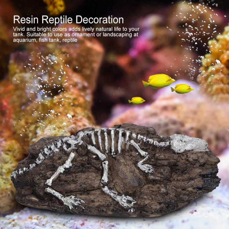 Simulare acvariu rezervor de pește animale artificiale reptile peșteră ascunde peisaj ornament ornament decor acvariu